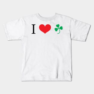 I heart irish Kids T-Shirt